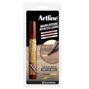 Marcatore permanente per legno Furniture Marker - punta a scalpello - tratto 2,0-5,0 mm - acero - Artline - immagine 1