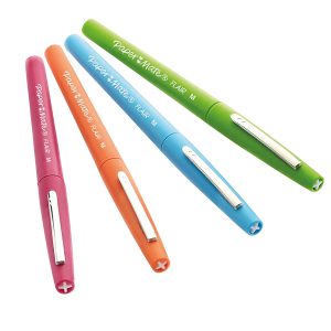 Pennarello Flair Nylon - colori assortiti Fun - Papermate - conf. 4 pezzi - immagine 2