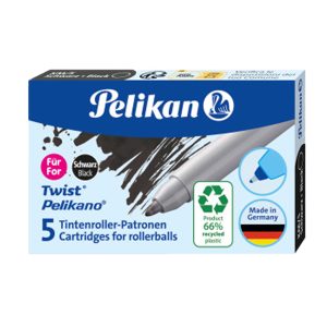 Cartuccia sferografica KM5 ECO - nero - Pelikan - conf. 5 pezzi - immagine 1