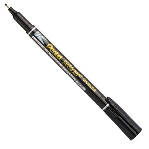 Marcatore permanente NF 450 - punta extra-fine - nero - linea Amiko - Pentel - immagine 1