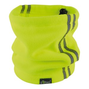 Scaldacollo - alta visibilità - taglia unica - pile - giallo fluo - U-Power - immagine 1
