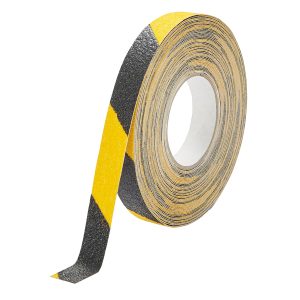 Nastro adesivo antiscivolo DURALINE GRIP+ - 2,5 cm x 15 m - giallo/nero - Durable - immagine 1