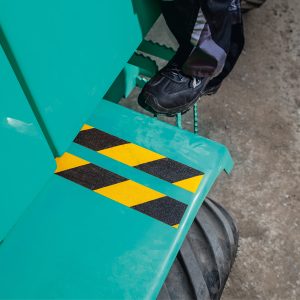 Nastro adesivo antiscivolo DURALINE GRIP+ - 2,5 cm x 15 m - giallo/nero - Durable - immagine 3