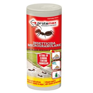 Insetticida microgranulare per formiche e insetti striscianti - in barattolo - 250 gr - Protemax - immagine 1