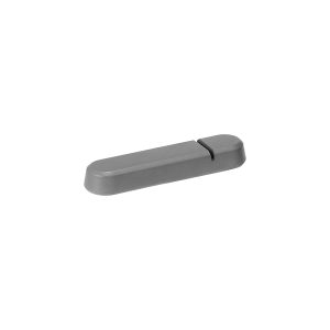 Poggiaposate - 8 x 2 x 1 cm - melamina - grigio - Leone - conf. 6 pezzi - immagine 1