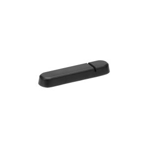 Poggiaposate - 8 x 2 x 1 cm - melamina - nero - Leone - conf. 6 pezzi - immagine 1