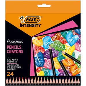 Matita Intensity Wood Premium - colori assortiti - Bic - conf. 24 pezzi - immagine 1