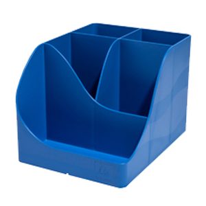 Portapenne Pen Wave Bee Blue - 15,5 x 11,9 x 10,9 cm - blu navy - Exacompta - immagine 1