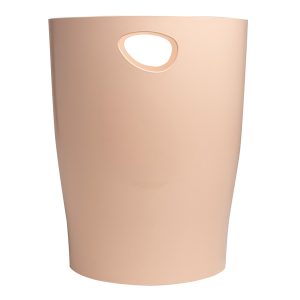 Cestino gettacarte Ecobin Skandi - altezza 33,5 cm - diametro 26 cm - 15 L - nude - Exacompta - immagine 1