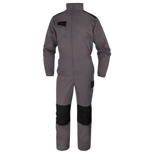Tuta da lavoro M1CO2 - taglia M - twill/poliestere/cotone - grigio - Deltaplus - immagine 1