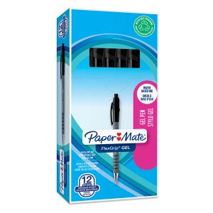 Penna a sfera Flexgrip Gel - punta 0,7 mm - nero - Papermate - immagine 2