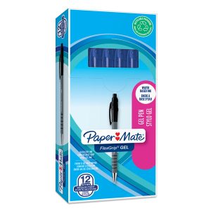 Penna a sfera Flexgrip Gel - punta 0,7 mm - blu - Papermate - immagine 2