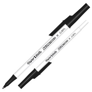 Penna sfera concappuccio Kilometrico Recycled - punta 1,0 mm - nero - Papermate - immagine 1