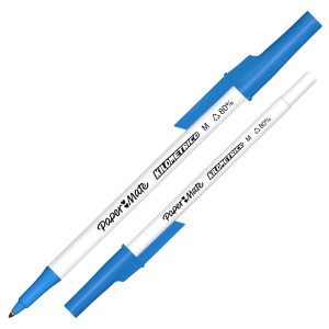 Penna sfera concappuccio Kilometrico Recycled - punta 1,0 mm - blu - Papermate - immagine 1