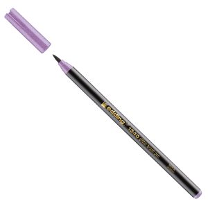 Pennarello Brush 1340 glitter - tratto da 1,0 a 6,0 mm - colori assortiti - Edding - astuccio 10 pezzi - immagine 3