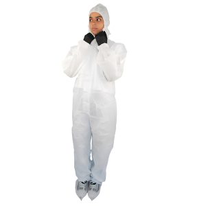 Tuta monouso Warrior - taglia XL - SMS - bianco - Worker - immagine 1