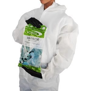 Tuta monouso Warrior - taglia XXL - SMS - bianco - Worker - immagine 2