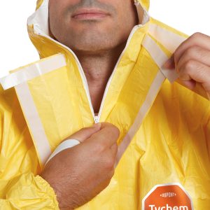 Tuta da lavoroTychem 2000 - taglia XL - giallo - Dupont - immagine 2