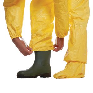 Tuta da lavoroTychem 2000 - taglia XL - giallo - Dupont - immagine 3