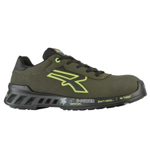 Calzatura di sicurezza Ryan S3 - numero 45 - microfibra effetto nabuk - verde - U-Power - immagine 1