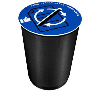 Coperchio raccolta carta - per cestino 133R - diametro 38 cm - PVC - blu - Cep - immagine 1