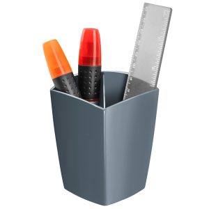 Portapenne 530 Mineral - 7,4 x 7,4 x 9,5 cm - grigio - Cep - immagine 1
