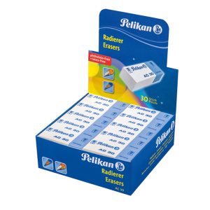 Gomma AC30 - bianca e blu - Pelikan - conf. 30 pezzi - immagine 1
