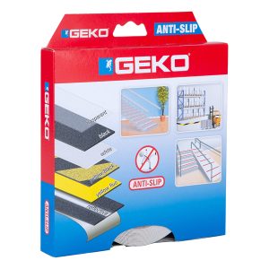 Nastro adesivo antiscivolo fosforescente ANTISLIP - 2,5 cm x 15 m - giallo - Geko - immagine 1