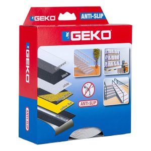 Nastro adesivo antiscivolo fosforescente ANTISLIP - 5 cm x 15 m - giallo - Geko - immagine 1