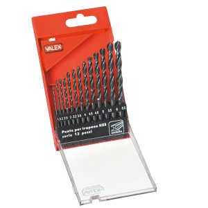 Punte per metallo HSS - misure assortite - Valex - conf. 13 pezzi - immagine 1