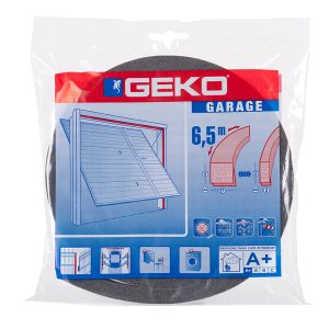 Guarnizione adesiva per isolamento garage  - 17 mm x 6,5 m - resina - antracite - Geko - immagine 1