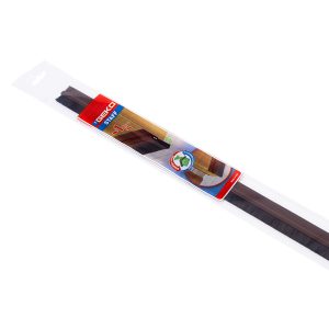 Paraspifferi per porte STAFF - con spazzola fissa - 100 cm - pvc rigido - marrone - Geko - immagine 1