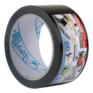 Nastro adesivo telato USA PREMIUM - 5 cm x 25 m - nero - Geko - immagine 1
