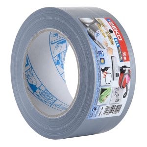 Nastro adesivo telato USA PREMIUM - 5 cm x 50 m - argento - Geko - immagine 1