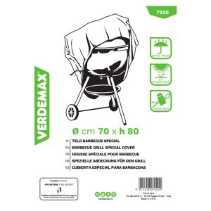 Telo di copertura Special - per BBQ - diametro 70 x 80 cm - PU - Verdemax - immagine 2