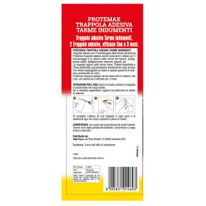 Trappola adesiva per tarme in indumenti - Protemax - blister 2 pezzi - immagine 2