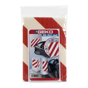 Pannello antiurto adesivo BOX JOLLY - 20 x 30 cm - bianco/rosso - Geko - immagine 1