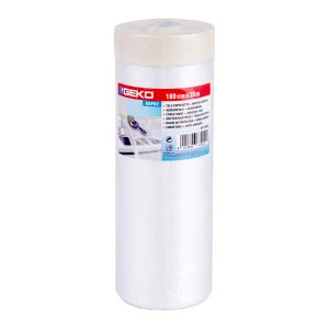 Bobina nastro adesivo in carta e telo HD - 18 cm x 20 m - Geko - immagine 1