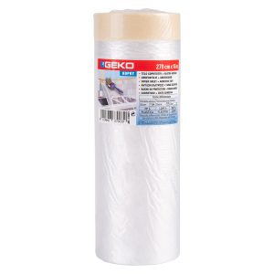 Bobina nastro adesivo in carta e telo HD - 30 cm x 20 m - Geko - immagine 1