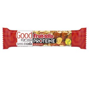 Barretta proteica Good For You - di frutta secca - albicocca - 36 gr - Fruitella - immagine 1