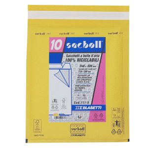 Busta imbottita Sacboll - E (24 x 32 cm) - carta - avana - Blasetti - conf. 10 pezzi - immagine 1