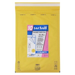Busta imbottita Sacboll - J (32 x 50 cm) - carta - avana - Blasetti - conf. 10 pezzi - immagine 1