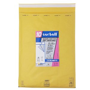 Busta imbottita Sacboll - K (37 x 55 cm) - carta - avana - Blasetti - conf. 10 pezzi - immagine 1