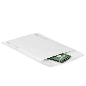 Busta imbottita AirPro Green - G/17 (25 x 34 cm) - carta - bianco - Bong Packaging - conf. 100 pezzi - immagine 1