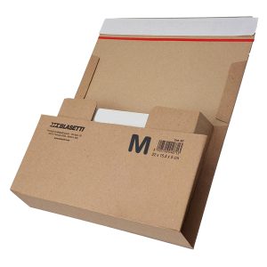 Scatola automontante altezza variabile BOOKBOX - M - 31 X 19 X 7 cm - cartone - avana - Blasetti - immagine 3