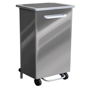 Contenitore a pedale Gastro - 90 L - acciaio lucido - Stilcasa - immagine 1