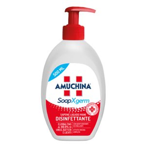 Sapone liquido disinfettante mani SoapXgerm - 500 ml - Amuchina - immagine 1