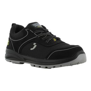 Calzatura bassa da lavoro Ecocador S1P LOW - numero 36 - maglia/microfibra riciclata - nero - Safety Jogger - immagine 1