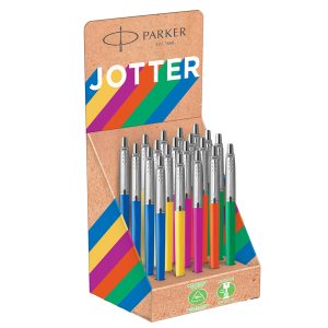 Penna a sfera Jotter Original Plastic - colori assortiti - Parker - expo 20 pezzi - immagine 1