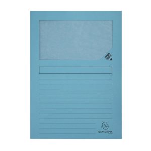 Cartellina a L Forever - con finestra - 130g - 22 x 31 cm - colori assortiti - Exacompta - conf. 10 pezzi - immagine 4